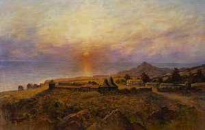 フォートロス。ロシア系アメリカ人会社の和解、c。 1880 作： Henry Raschen