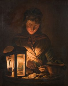 オイスターガール、1797年。 作： Henry Robert Morland