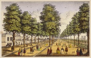 セントジェームス王宮の隣の公園、ロンドン 作： Henry Roberts