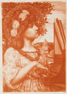 聖セシリア 作： Henry Ryland