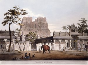 ラミセラムの塔、1803 作： Henry Salt