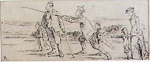 1870年頃に発行された雑誌「グラフィック」のイラスト「The Unlucky Drive」（リトグラフ版） 作： Henry Sandercock