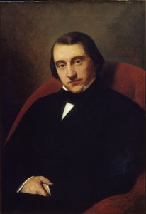 Ernest Renan 1823-1892、1860年の肖像。 作： Henry Scheffer
