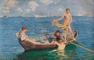 「オーガスト・ブルー」、1893～1935年 作： Henry Scott Tuke