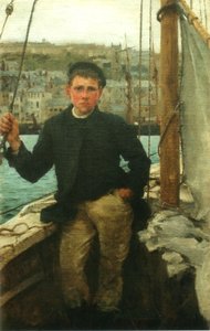 ジャック・ローリングの肖像 作： Henry Scott Tuke
