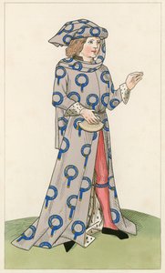 ガーターの騎士、c 1470、 作： Henry Shaw