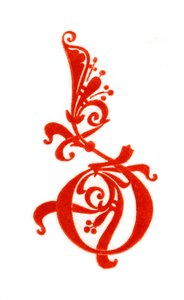 最初の文字D、10世紀、1843年。 作： Henry Shaw