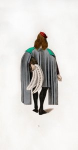 男性のドレス、c1480、1843。 作： Henry Shaw