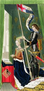 デンマークのマーガレット、スコットランドの女王（1456-86）は、Hugo van der Goes（c.1440-82）の絵画がc.1482を完成させた後
