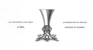 装飾カップ、1645、1843。 作： Henry Shaw