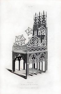 銀色の玉座、1397年、1843年。 作： Henry Shaw