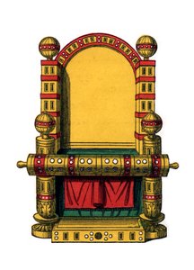 国家の王位、9世紀、1843年。 作： Henry Shaw