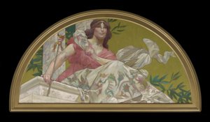 コメディのミューズ、1893 作： Henry Siddons Mowbray