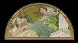 音楽のミューズ、1893 作： Henry Siddons Mowbray