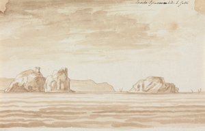 岩の多い海岸線 作： Henry Swinburne