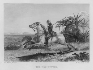 The Hog Hunter (彫刻) 作： Henry Thomas (after) Alken
