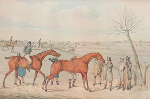 障害物競走：勝利者、1827年 作： Henry Thomas Alken