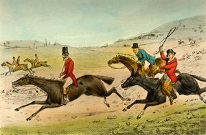 スウェルとサリー。フルクライの猟犬、1838 作： Henry Thomas Alken