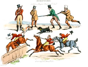 面白がっている症状、1822年。 作： Henry Thomas Alken