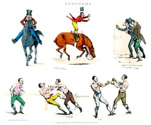面白がっている症状、1822年。 作： Henry Thomas Alken