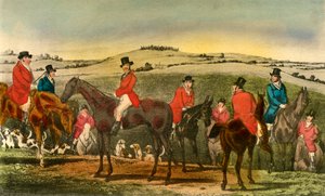 スウェルの出現はサリーハント、1838年を驚かせた 作： Henry Thomas Alken