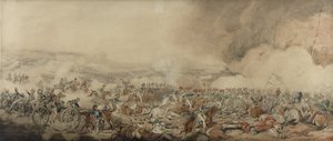 ウォータールーの戦い、1815年6月18日（紙と鉛筆） 作： Henry Thomas Alken