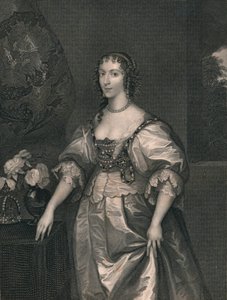 チャールズの女王ヘンリエッタマリア19世紀初頭から中期。 作： Henry Thomas Ryall