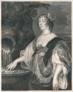 ルーシー・パーシー、カーライル伯爵夫人、c1635-1637、19世紀初頭から中期。 作： Henry Thomas Ryall