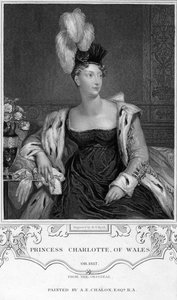 19世紀のウェールズのシャーロットオーガスタ王女。 作： Henry Thomas Ryall