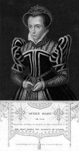 イギリスのメアリー1世、1836年。 作： Henry Thomas Ryall