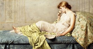 ブドワールローズ、1879年 作： Henry Thomas Schafer