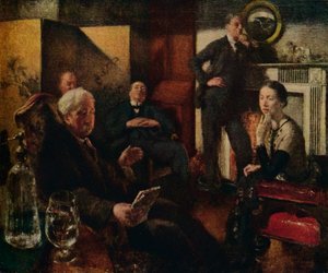 ヴェールのサタデーナイト、1928-9 作： Henry Tonks