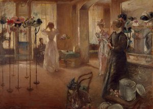 帽子屋、1892年。 作： Henry Tonks