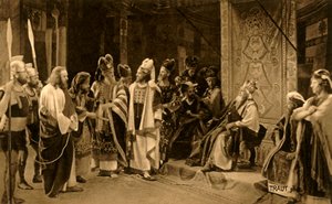 ヘロデの前のイエス、1922年。 作： Henry Traut