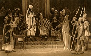 サンヘドリンの前のイエス、1922年。 作： Henry Traut