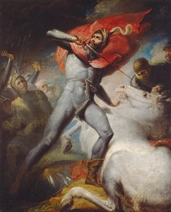 ウォリック伯爵のタウトンの戦い以前の誓い 作： Henry Tresham