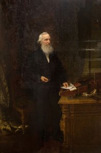 サー・ジョサイア・メイソンの肖像、1873年。