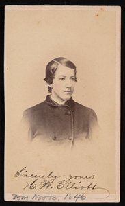 ヘンリー・ウッド・エリオットの肖像 1846-1930, 1865. 作： Henry Ulke