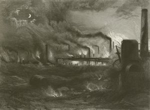 ビルストン近郊のブラックカントリー 作： Henry Warren
