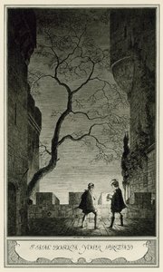 ジョン・ウェブスターの「マルフィの公爵夫人」。私はボソラ、あなたの友人です（リトグラフ 作： Henry Weston Keen