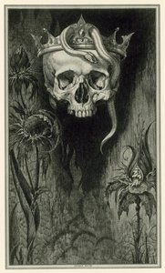 ジョン・ウェブスターの「マルフィの公爵夫人」。テールピース(リトグラフ) 作： Henry Weston Keen