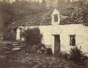 [ウェールズ、ペントレのコテージ]。 作： Henry White