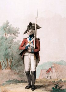 フット・ソルジャー（1791年頃）（スティップル・エングレーヴィング 作： Henry William (after) Bunbury