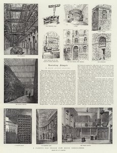有名な旧刑務所が取り壊されている 作： Henry William Brewer