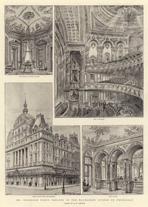 ヘイマーケットのビアボームツリー氏の劇場が水曜日にオープン 作： Henry William Brewer