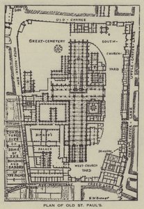 オールドセントポールズの計画 作： Henry William Brewer