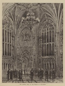 国会議事堂の中央ホール 作： Henry William Brewer