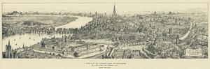 ヘンリー8世の時代のロンドン市とその周辺、東から
