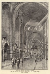 ウェストミンスターの新しいローマカトリック大聖堂 作： Henry William Brewer