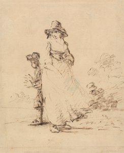田舎の少年少女 作： Henry William Bunbury